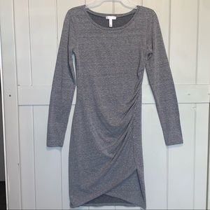 LEITH- Gray L/S Tee- Dress- Size S- NWOT